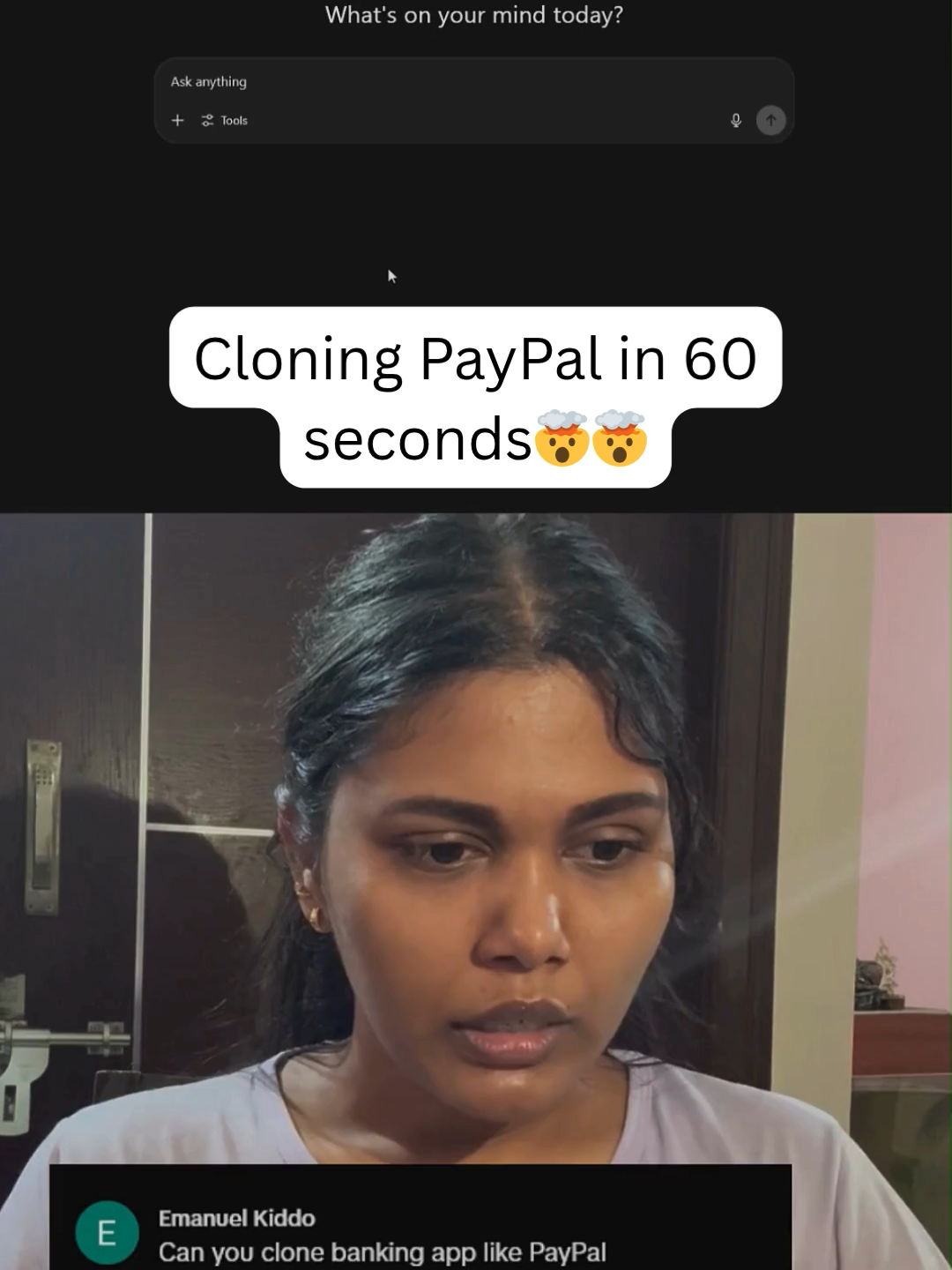 Cloning PayPal in 60 seconds!! #Paypal #Lovable #explore #FYP #foryou #chatgptprompts #csmajor #trending #NextGenTech...