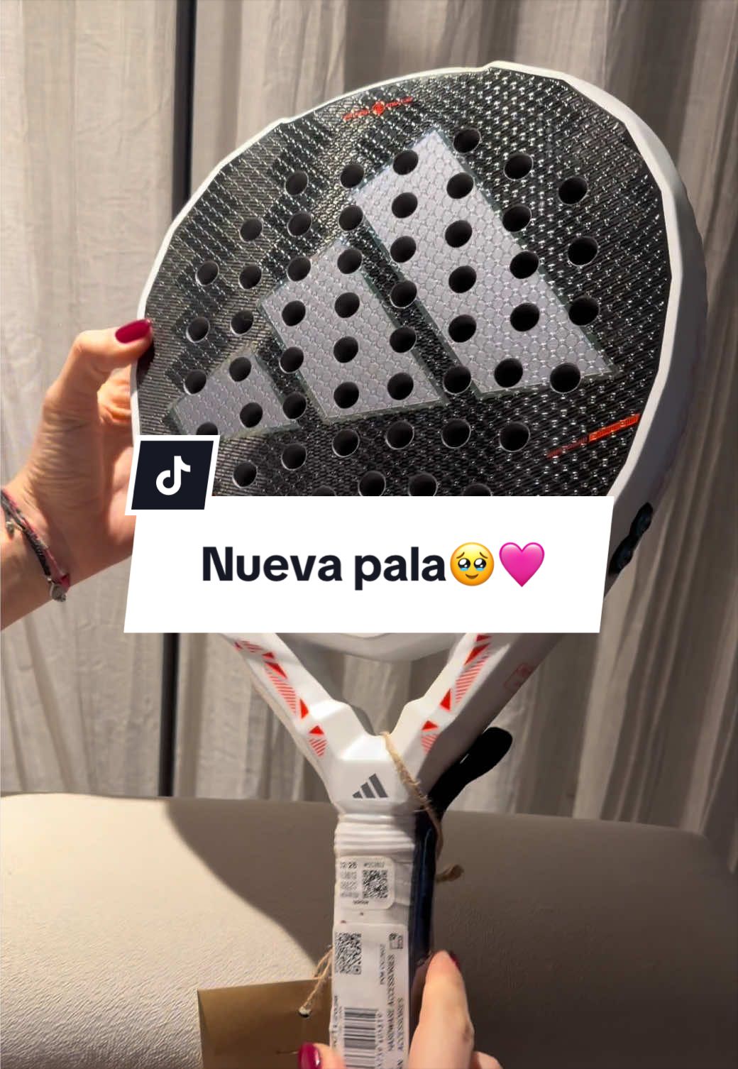 Mi nueva adquisición 🥹🩷 #unboxing #padel #paleta #adidas #asmr