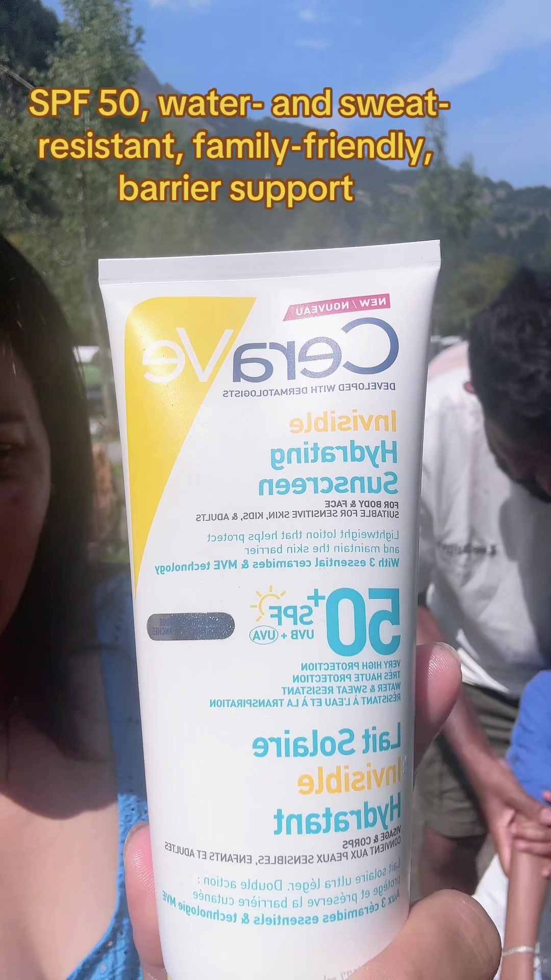 #AD Rushing out the door and forgot SPF?! 😱 Don't panic — CeraVe Invisible Sunscreen takes literally ONE SECOND to a...