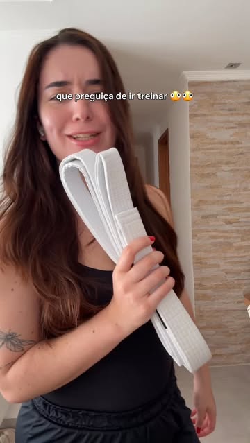 Pior que estava mesmo 😂 os roxos no braço são só detalhes… 🫪 #jiujitsu #treinododia #mulheres #bjj