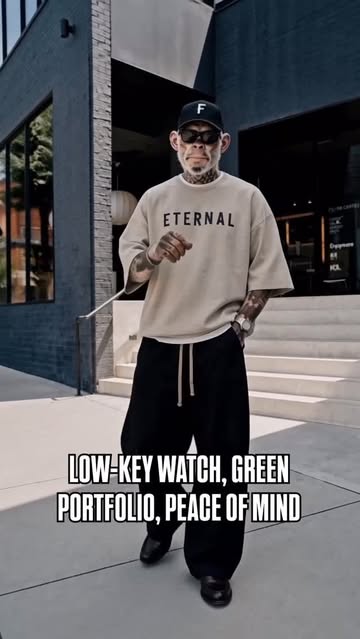 Lowkey watch, green portfolio, peace of mind. 📈✨ . . . . #SmartFinance #FinancialFreedom #WealthMindset #QuietLuxury...