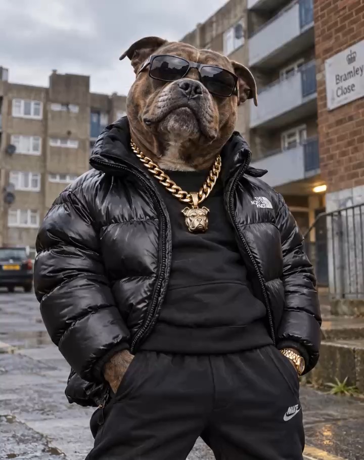Bazza the staffy