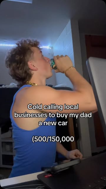 Cold calling local businesses to buy my dad his dream car with this side hustle #websitedeveloper #coldcall #website...