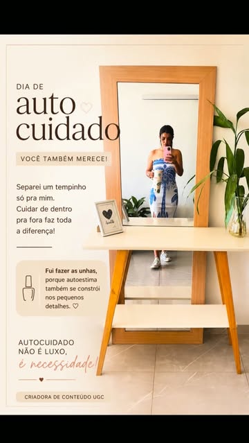 Hoje eu decidi desacelerar um pouquinho e tirar um tempo só para mim. Às vezes, na correria da rotina, a gente acaba...