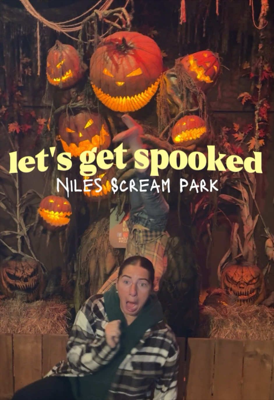 would you dare?! 👻 @Niles Scream Park the field of screams is the best attraction & my personal fave!! 🕸️🎃🩸 what’...