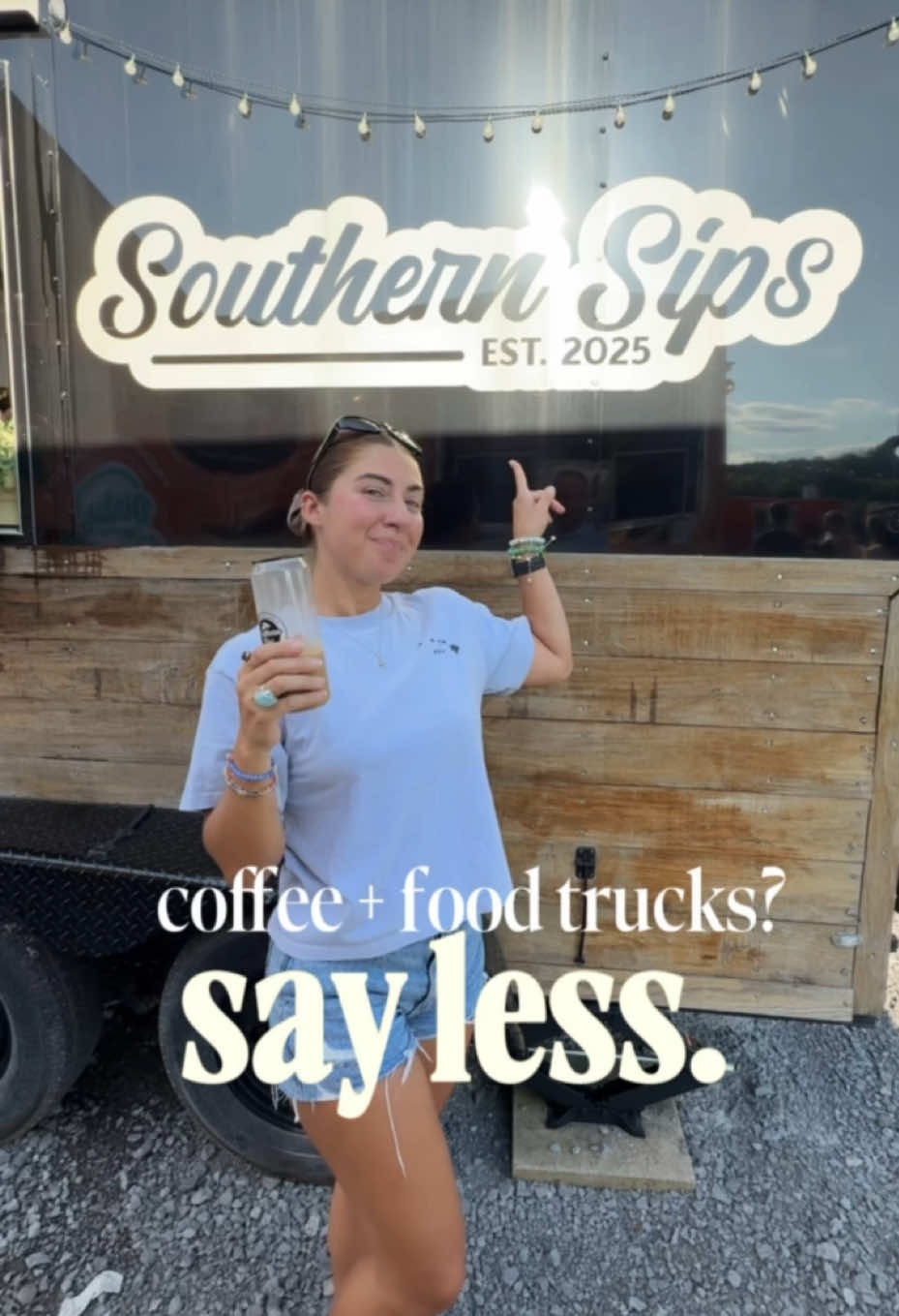 new plans this weekend?! start here!! ☕️🌮🍔 @southernsipstn 📍The Trailer Park in Lebanon, Tennessee had amazing cof...