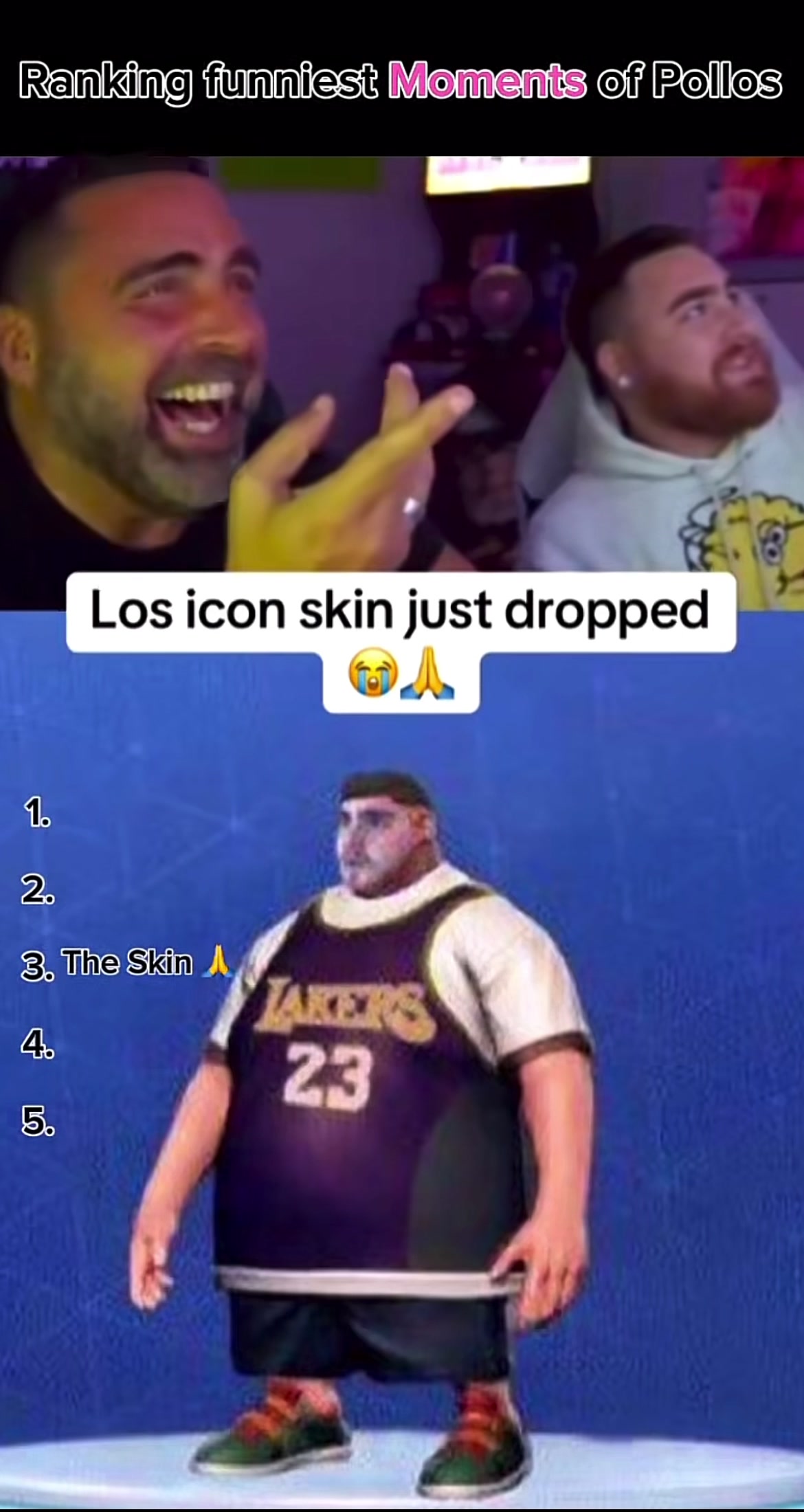 🤣Ranking funniest moments of pollos😂 #lospollostv #funnymoments #clips #funny #foryoupage