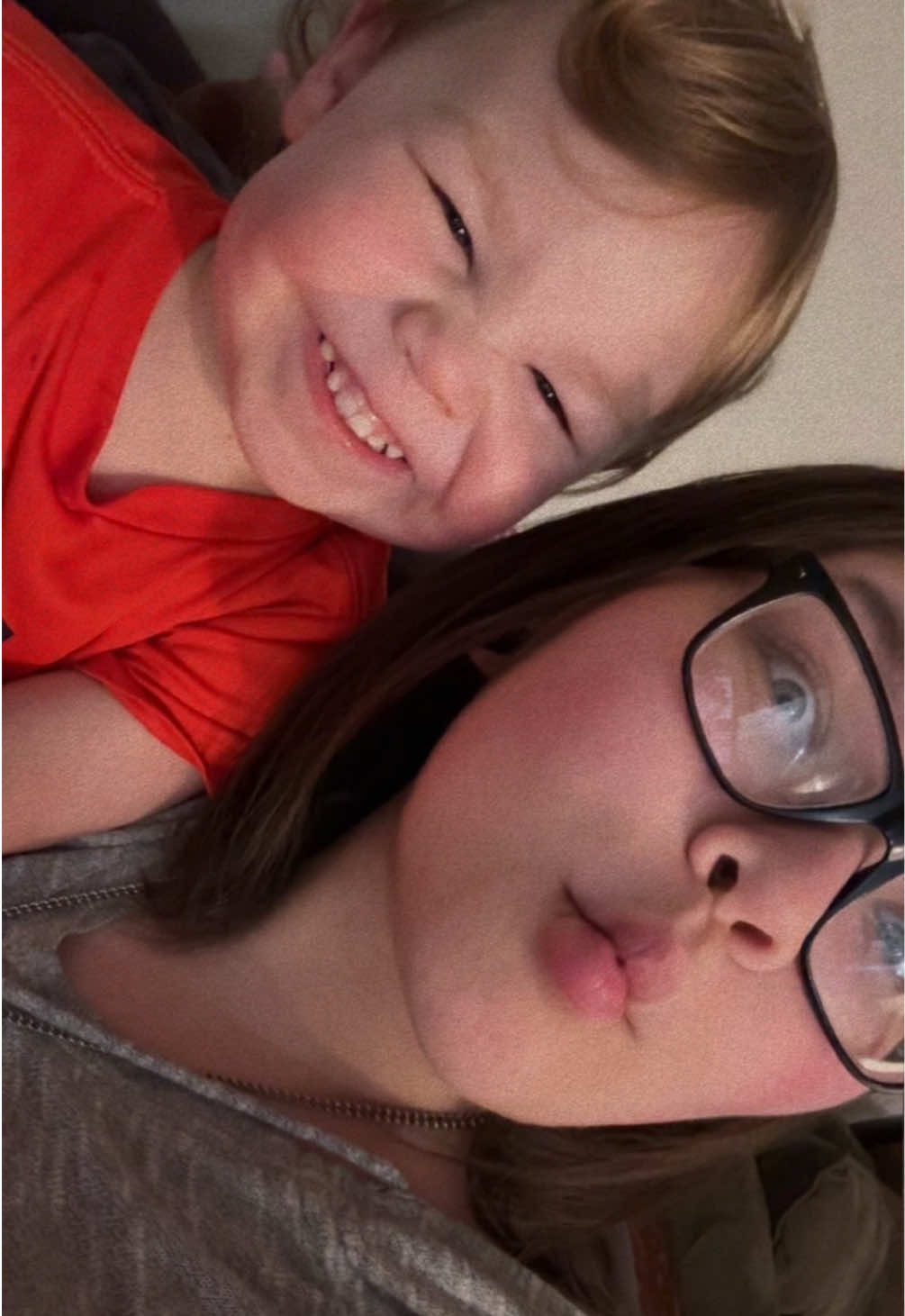 The ornery boy smile during pictures has already taken over lmao