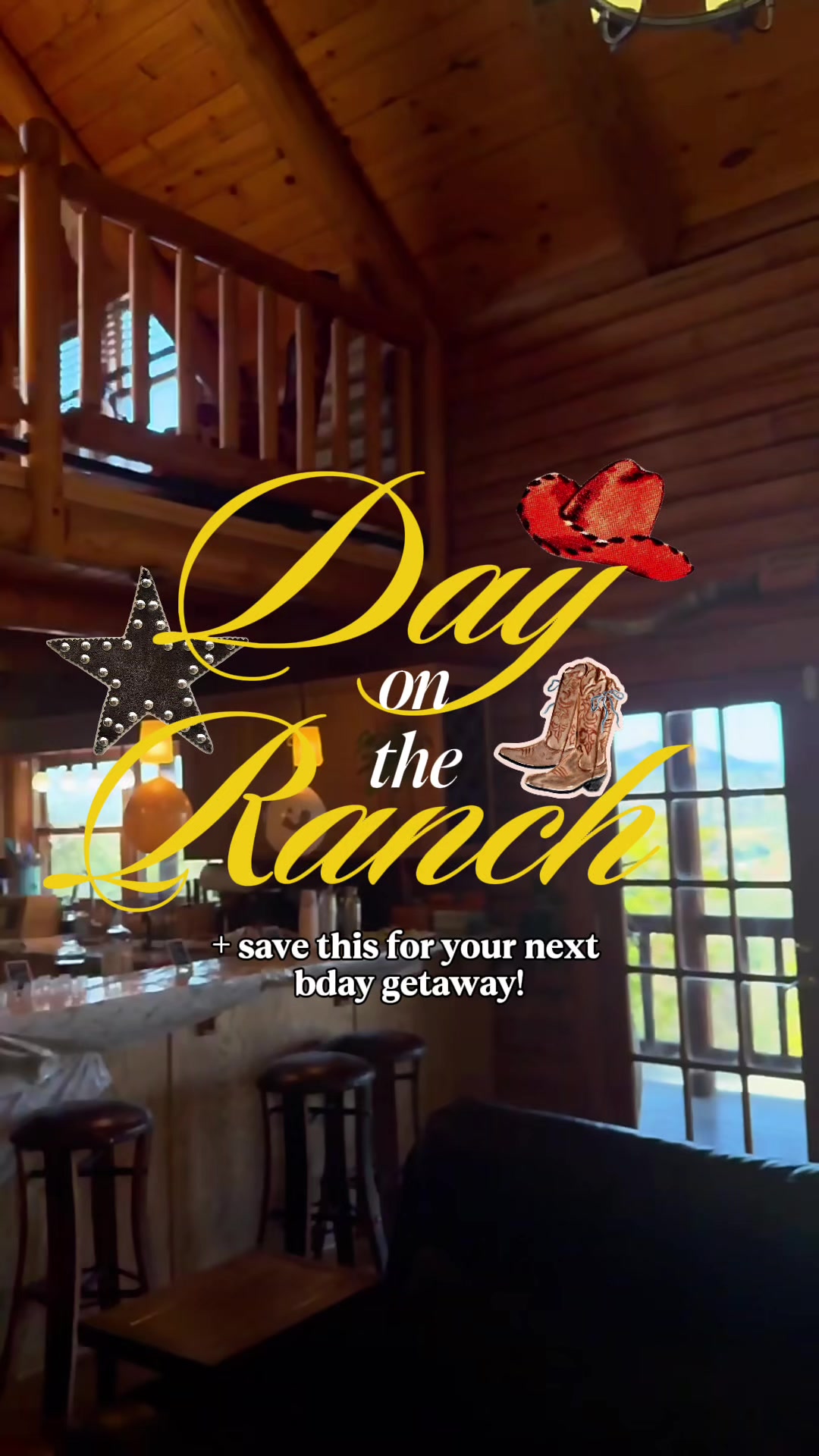 A fun little getaway for my friend’s bday! 🤠⭐️ Comment info and I’ll send you the link! @airbnb #ranch #weekendtrip...
