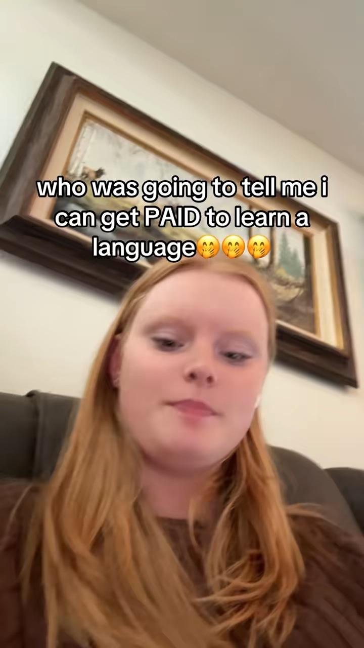 You can get paid to learn a language