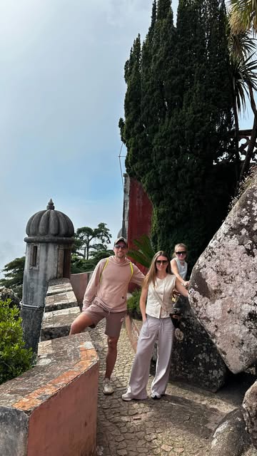 Fairy tale mode: ON in Sintra 🇵🇹✨ castles, mist, and kids running like it’s a Disney movie #sintra #portugal #fairy...