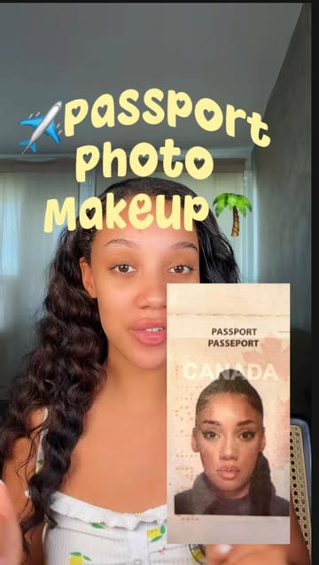 GRWM Passport Photo Makeup 💄🌴✈️………… Concealer: Nars Pot Concealer | @narsissist Eyebrow Pencil: @essence_cosmetics...