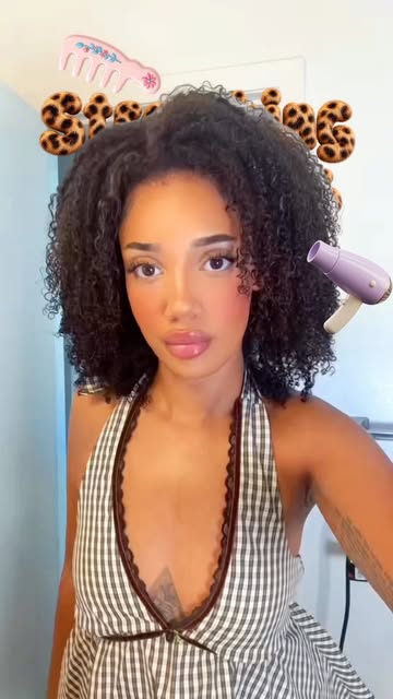 How I stretch my 4b/3c curls ➰🪮💐 @dysonbeauty @dysonhairpro . . . . . .. . . . . . . . . . . . #curlyhairroutine #4...