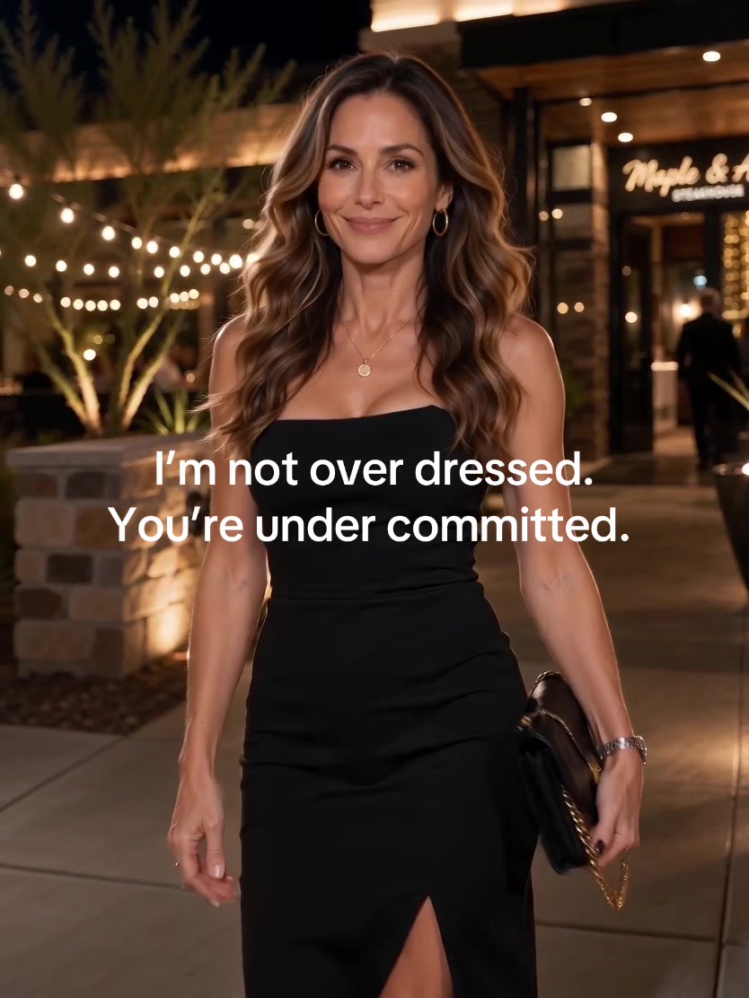 Dress code: emotionally unavailable to nonsense 😏🖤. #Over40 #FitOver40 #Scottsdale #AIcreator