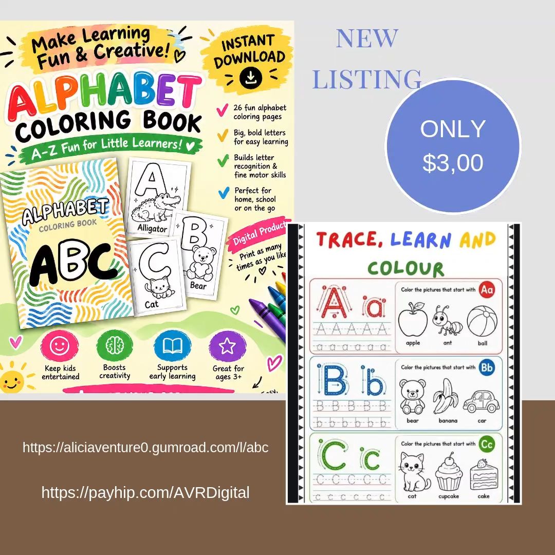 ABC activity book