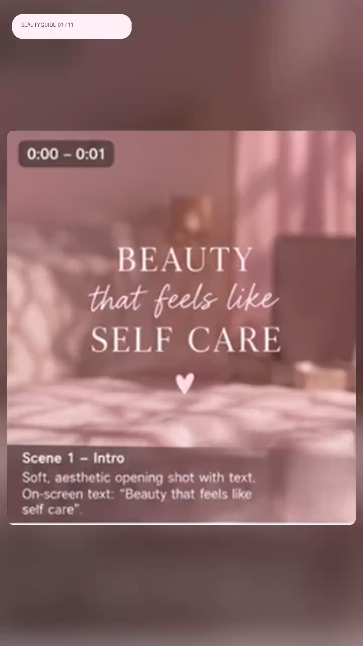 Beauty step by step.