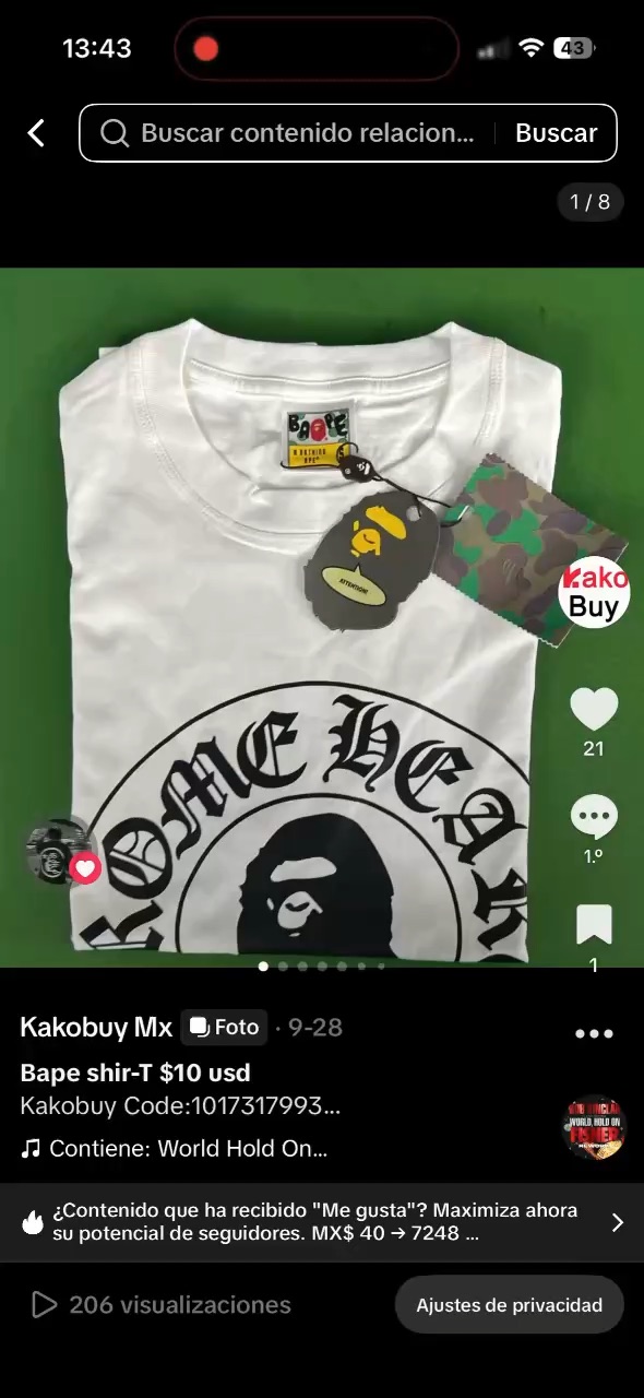 Bape x Chrome hearts