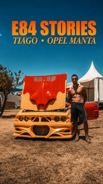 E84 Stories — Tiago e o seu Opel Manta Um carro diferente, uma presença impossível de ignorar e uma história que mere...