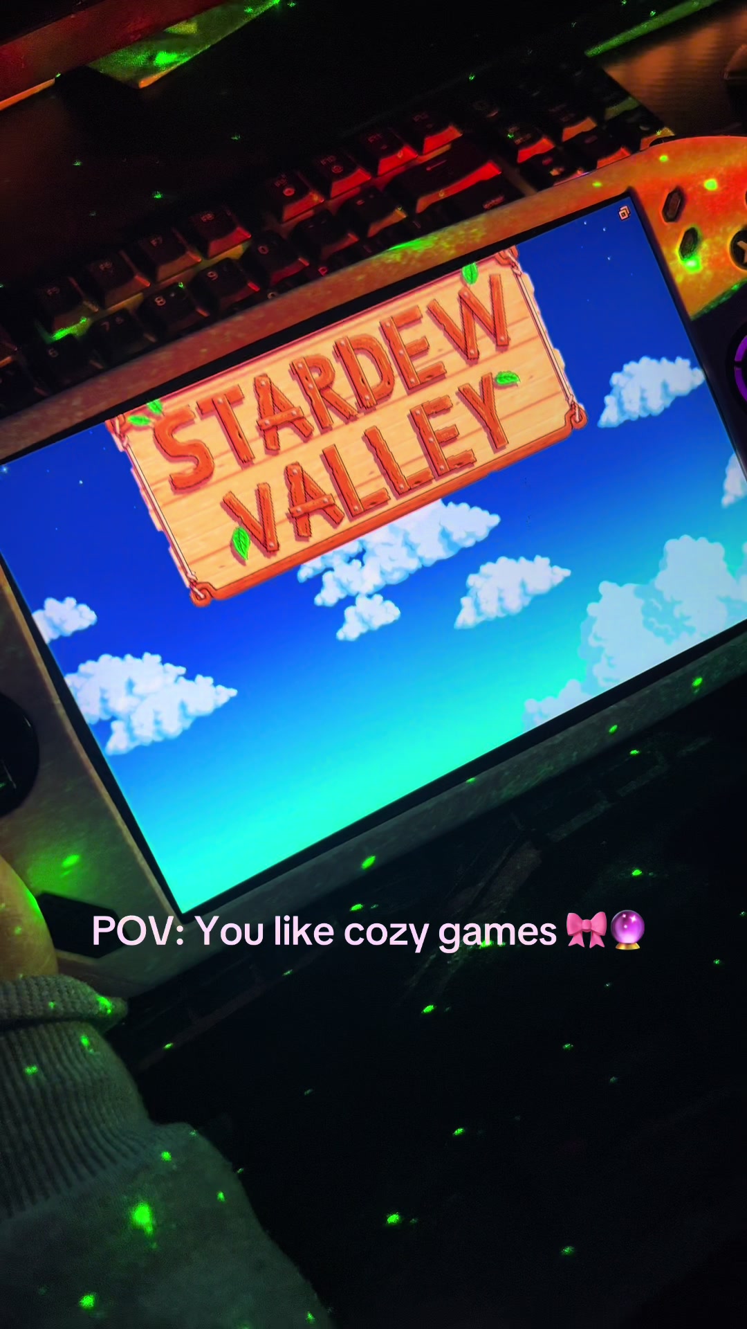POV: You like cozy games 🎀🔮 #ugc #UGC #COZYGAM #Steam #games @Lenovo Legion
