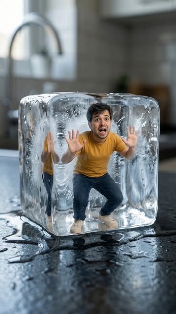 PICO is trapped inside an ice cube… and things are about to get HOT! Will he escape before he melts? #PICO #aivideo #...