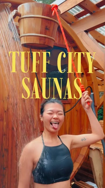 This is how we spent our long weekend in Tofino. #sauna #tofino #weddinganniversary