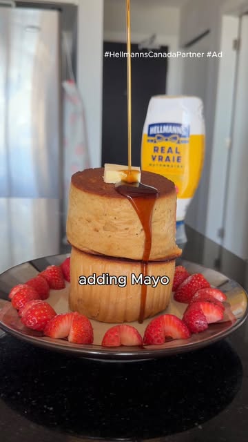 Made this for my mom’s birthday with @hellmannscanada If you want to try it: Ingredients Self-raising flour Egg Butte...