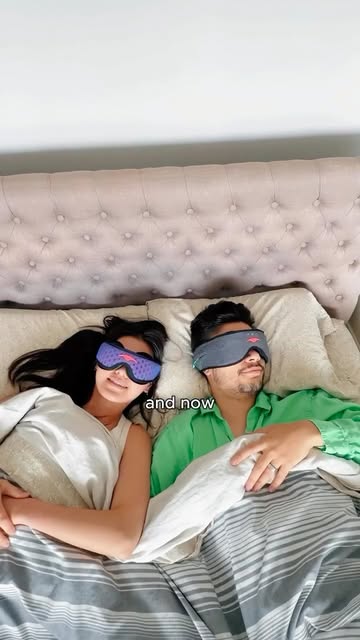 If you struggle with light while sleeping, you need to try these 😴🤍 We’ve been using the Manta PRO Sleep Mask + Man...