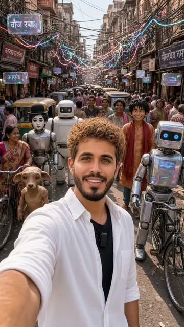 Explorando las calles de India en el 2099 #minivlog #2099 #juaneteporelmundo
