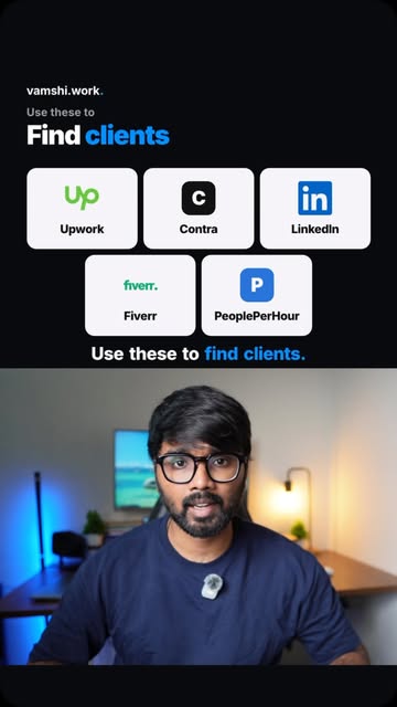 Comment “FREELANCE” and I’ll DM you 25 websites to kickstart your freelancing journey! From finding clients and build...