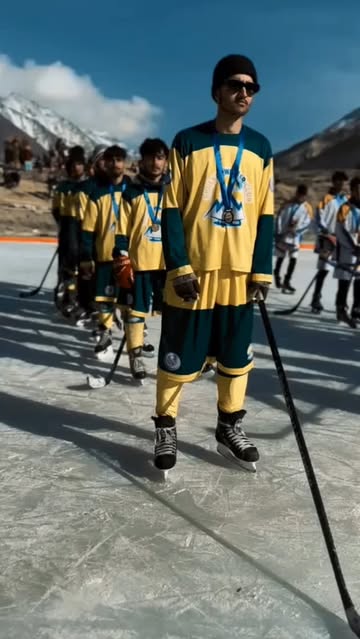 "Cold ice, hot game—hockey is more than a sport, it's a way of life" ICE HOCKEY 🥀 @gbwsa.pak #icehockey #like #natio...