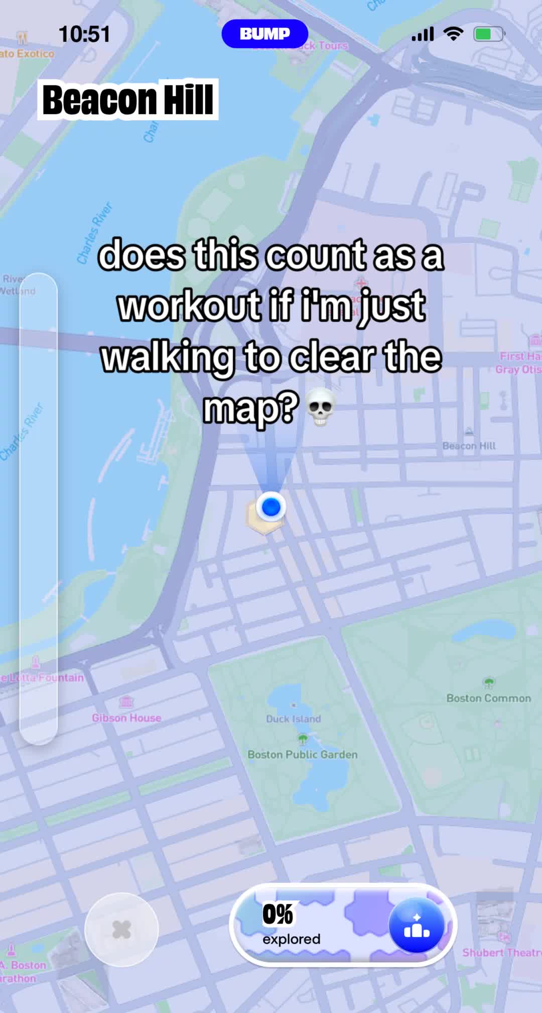 Walking the Freedom Trail turned into an accidental 10k session. No complaints when the map looks this good. 👟 #bump...