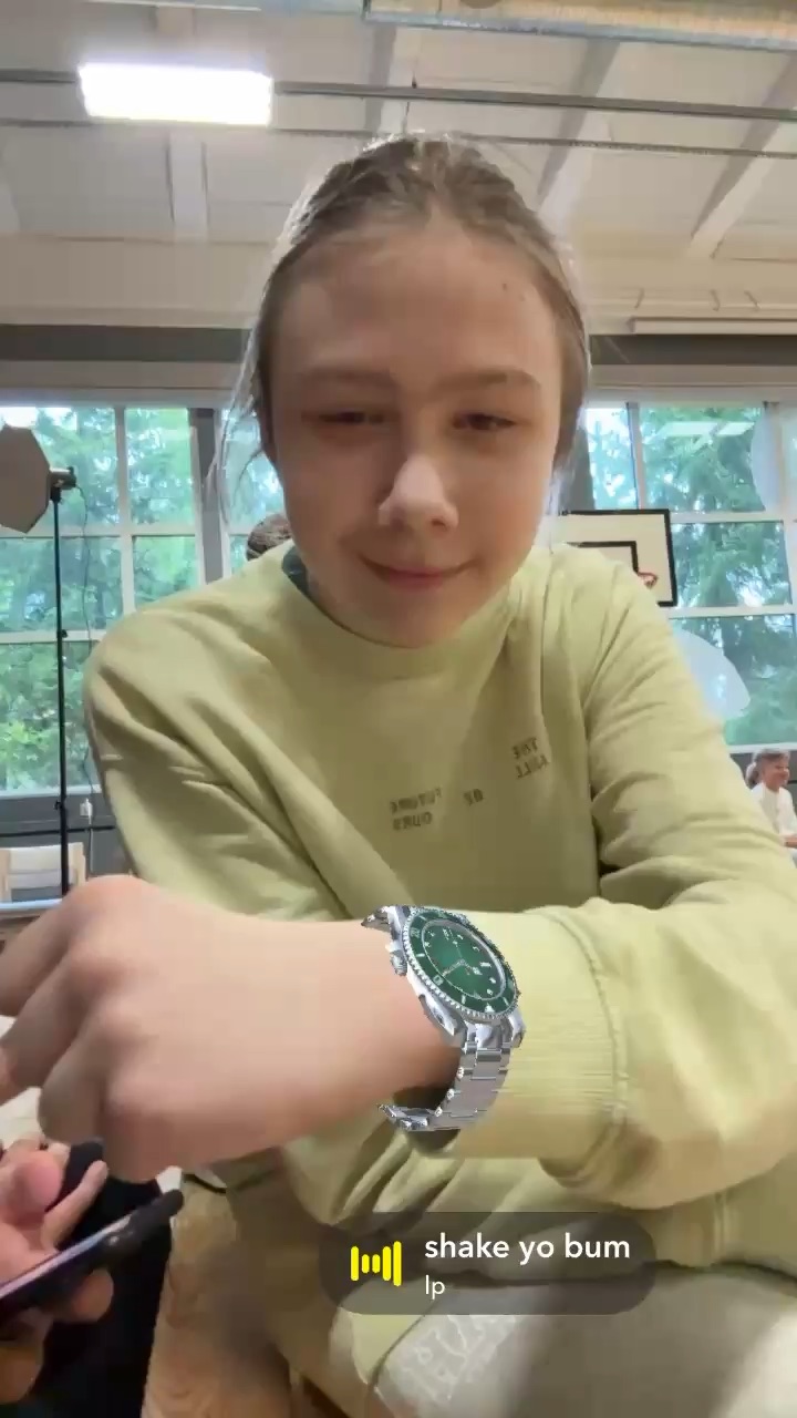 showing my watch