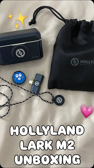 Les tenía que mostrar este unboxing 🥹✨ del combo del Hollyland Lark M2 Audio claro, práctico y perfecto para crear c...
