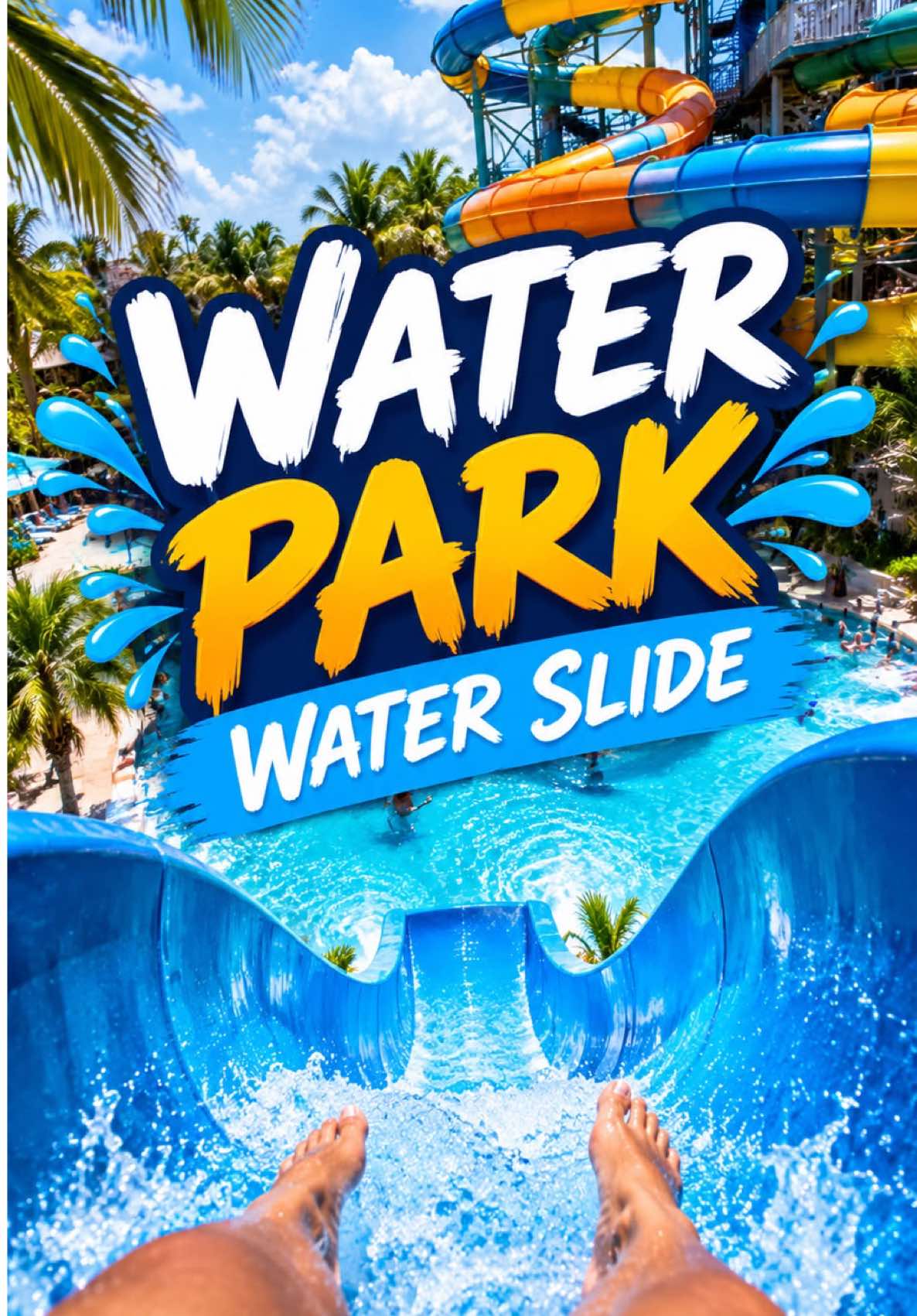 Slimer Speed Racer Slide at Columbia Pictures Aquaverse Thailand🎢🔥 #waterpark #fyp #new #motivation #aura