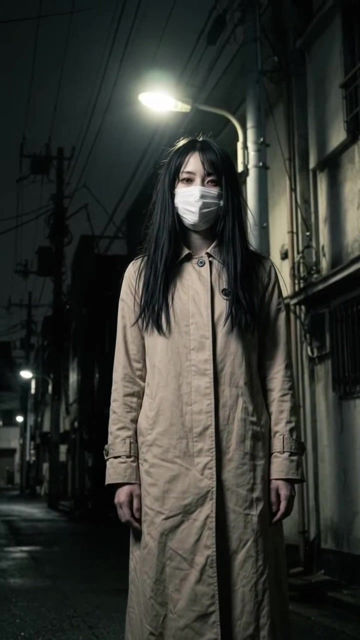 😨 Would YOU survive an encounter with Kuchisake-onna? 🇯🇵 A mysterious woman. A terrifying question. And one answer...
