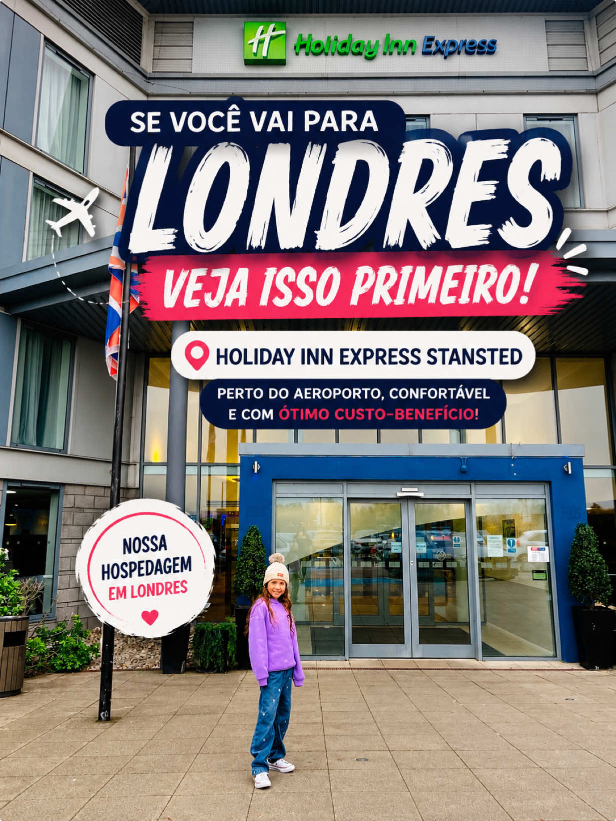Se você vai para Londres, veja esse vídeo primeiro ✈️🇬🇧 Encontramos um hotel super prático perto do aeroporto de St...