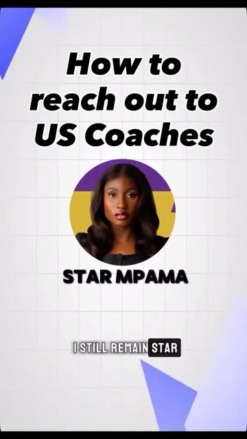 How are you reaching out to coaches? How are you addressing your email? What is the content of your email? African at...