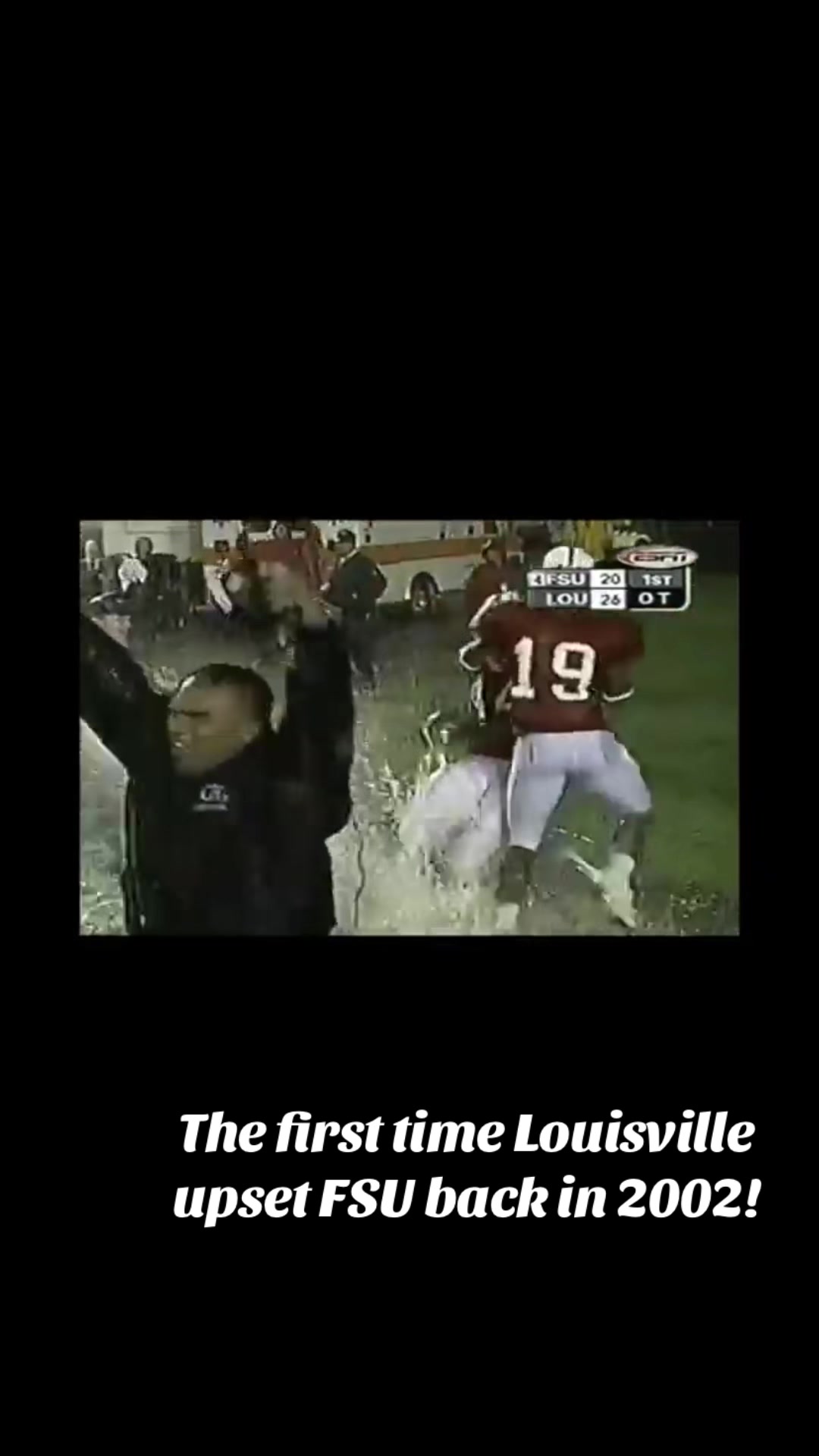 Everyone remembers when Lamar Jackson crushed #2 FSU by a billion but less remember when Bobby Bowden fell to a humbl...