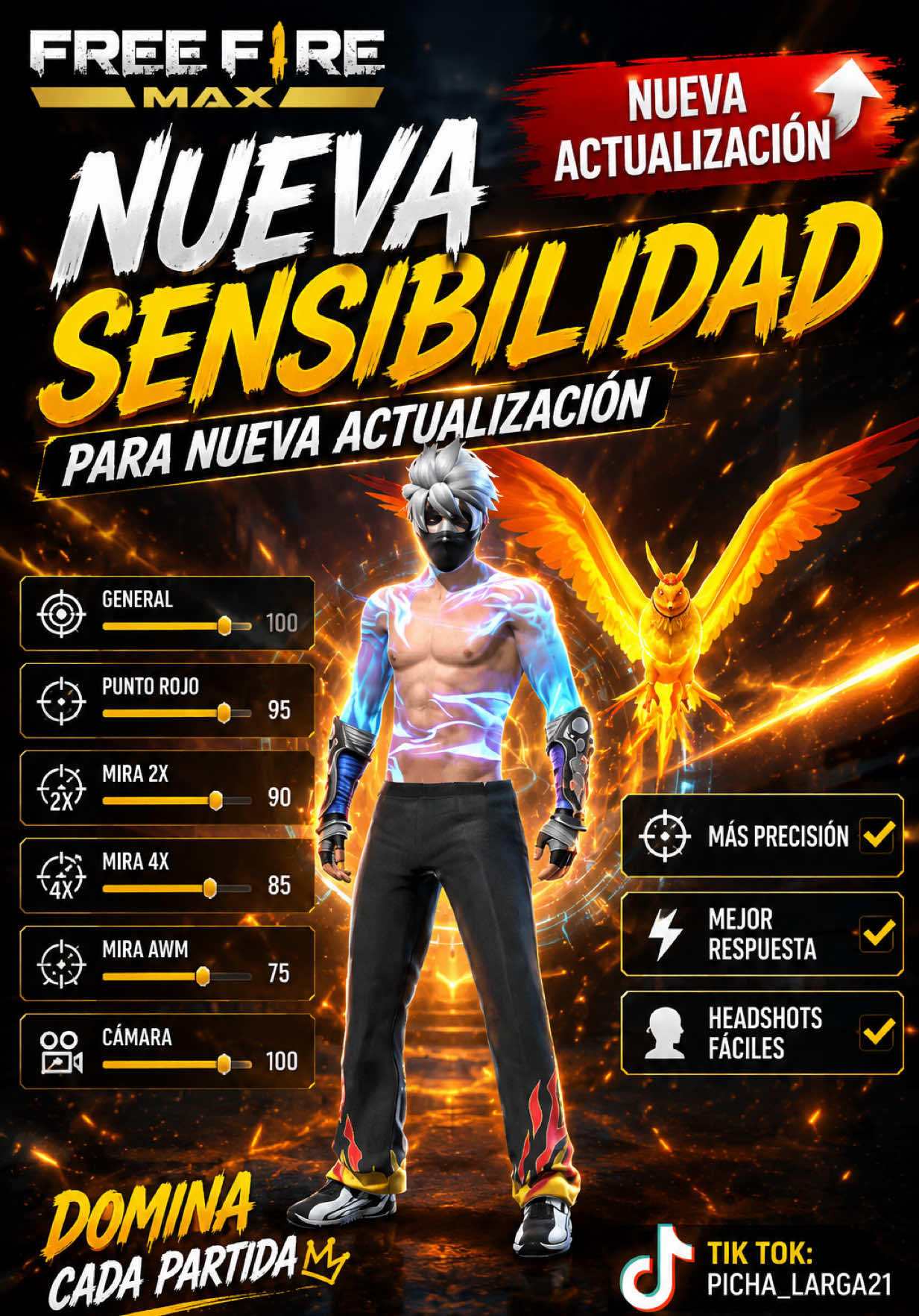 Nueva Sensibilidad Para IPhone 16 Pro Max | Nueva Actualización 📱✅ #freefire #freefirelatam #nuevaactualizacionfreef...
