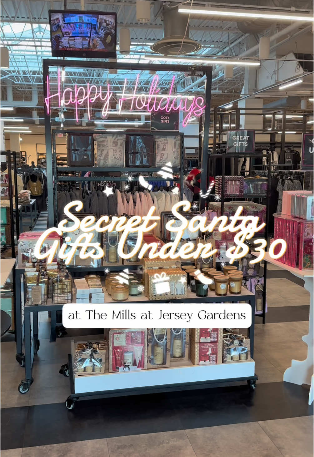 Secret Santa finds under $30🎅🏼🤍 it’s no secret @The Mills at Jersey Gardens has something special for everyone thi...