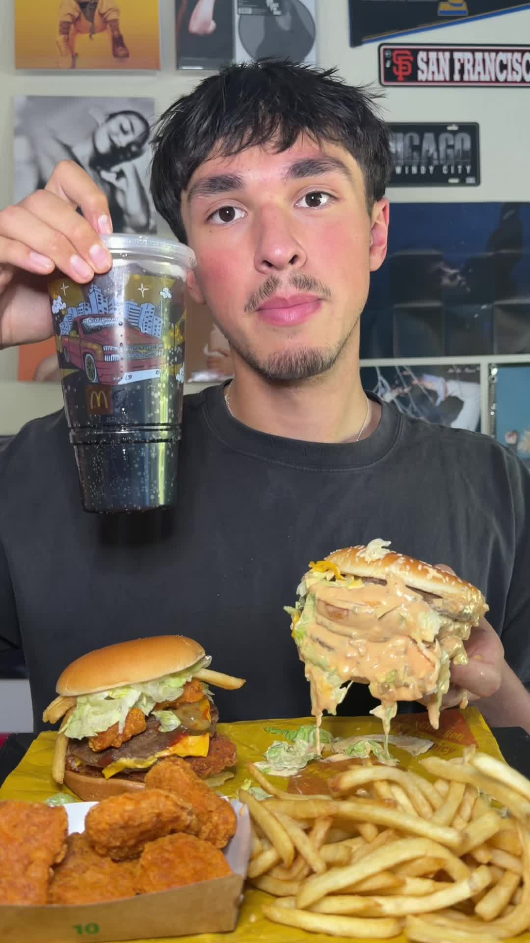 mcdonald’s full eating video @McDonald’s #mcdonalds #mukbang #foodvideo #fyp #fastfood