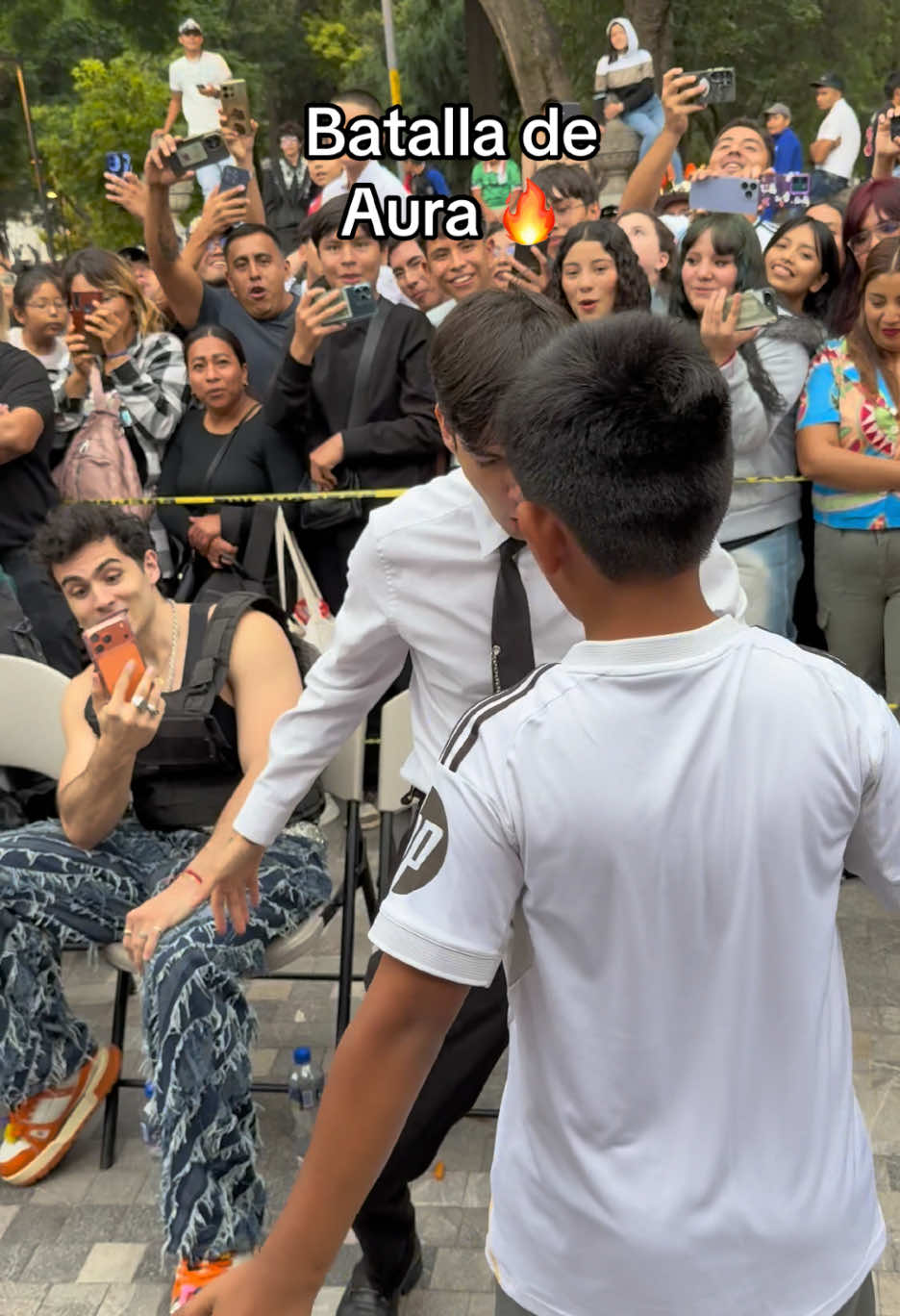 Batalla de Aura CDMX Pt2🔥 #eddynahual #batallasdeaura #humor #fyp #aura