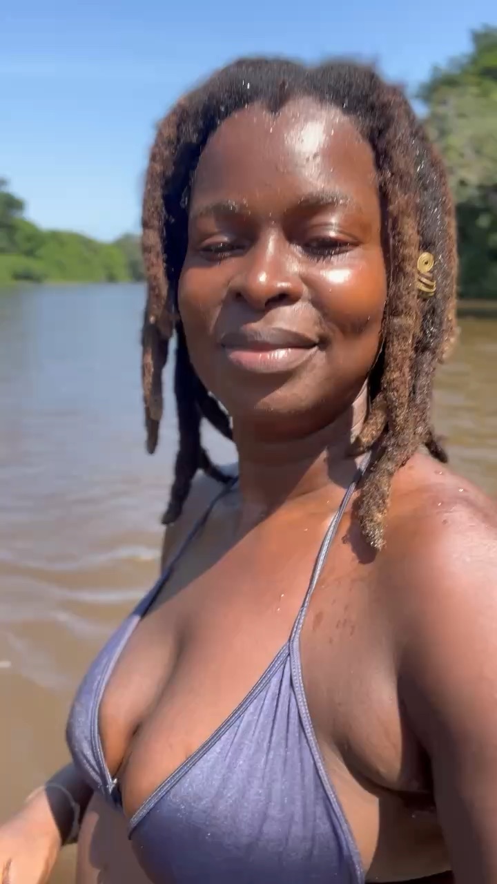 At the river
