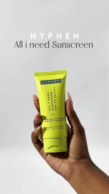 bare skin energy.☀️ with protection. link in bio. 🤍 #hyphen #reelindia #collaboration #trendingreels