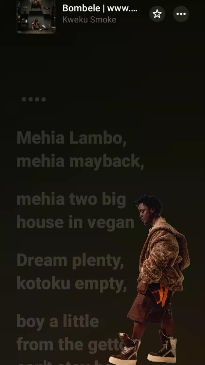 Part 16 {2026SONG}🪘🎶 Tittle: Bombele Artist: Kweku smoke Full lyrics song follow for more on LyricsTrack #music #tr...