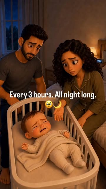 Every 3 hours. No sleep. Just love. 🤍🌙 Alle 3 Stunden wach. Kein Schlaf. Nur Liebe. 🤍🌙
