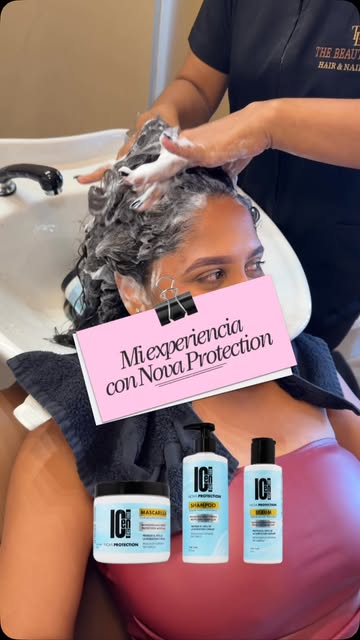 Probando la línea Nova Protection de @misskeyrd y… ¡wow! ✨ Cabello más suave, brillante y protegido desde la primera...
