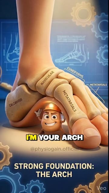 FLAT FEET? START WITH YOUR FEET 🦶💪 Pain in knee, hip, or back? The problem often starts at the arch. Flat feet = re...