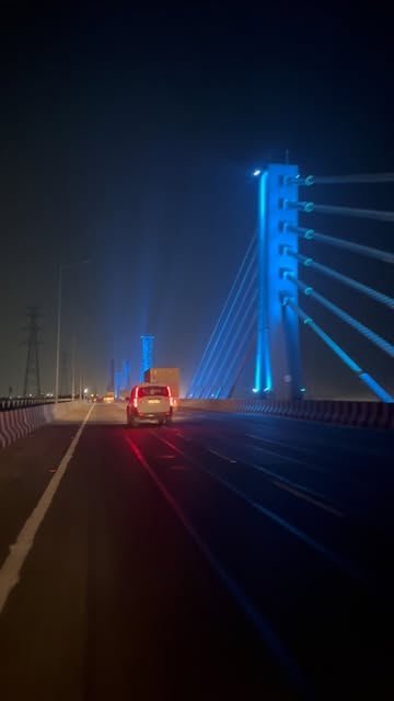 Night drives hit different when the city lights shine this bright 🌃✨🚗 #NightDrive #CityLights #RoadTrip #TravelVibe...