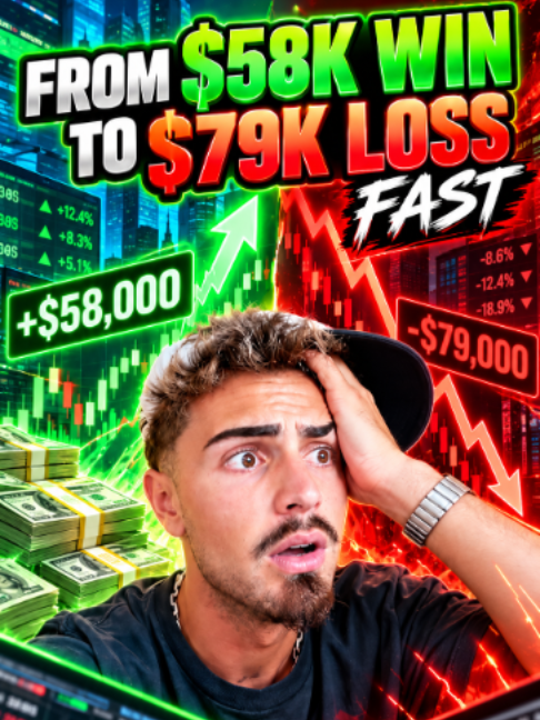 🔥 From a $58,000 WIN… to a $79,000 LOSS 😳📉 One minute you feel UNSTOPPABLE… the next, everything flips. 💰➡️💀 Thi...